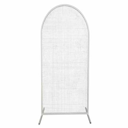 White Tall Mesh Frame