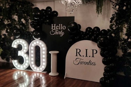 Drop Dead Fabulous Backdrop