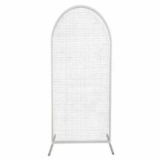 White Tall Mesh Frame