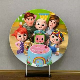 Cocomelon Round Backdrop