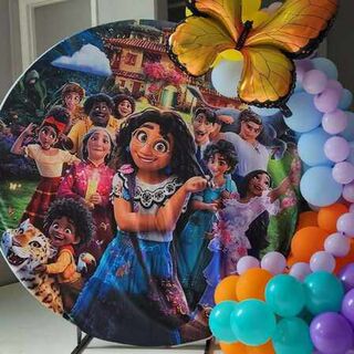 Encanto Round Backdrop
