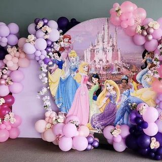 Princess Round Backdrop