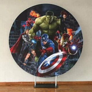 Marvel Round Backdrop