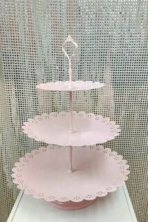 Tiered Pink Cupcake Stand