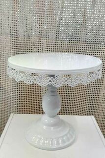 25cm White Cake Stand
