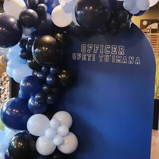 Personalized Arch & Garland Backdrop